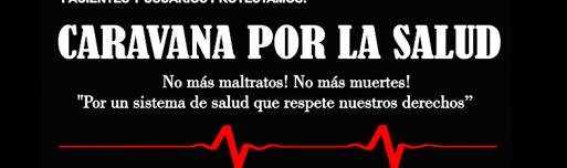 Caravana por la salud. Por un sistema de salud que respete nuestros derechos